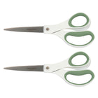Fiskars 8" Softgrip Titanium Straight Scissors - Assorted - 2 Pack-These Titanium Softgrip Scissors feature high-grade, stainless steel blades with titanium coating that's 3x harder than steel 