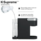 Keurig K-Supreme Single Serve K-Cup Pod Coffee Maker - With MultiStream Technology - Black-Fast & fresh-brewed: Coffee made in minutes