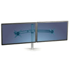 Fellowes Lotus Sit Stand Dual Monitor Arm Kit (8042901)-Meets VESA mounting standards