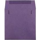 JAM Paper 8.5 x 8.5 Square Envelopes, Dark Purple, 100 Pack (563912527g)-Size: 8 1/2" x 8 1/2"