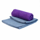 Zenzation Athletics Microfibre Fitness Towels - 16" x 36" - Grey/Teal - 2 Pack-Antibacterial and lint free