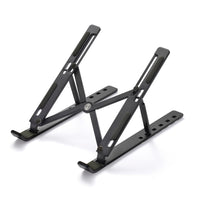 DAC MP-222 Portable and Adjustable Laptop/Tablet Stand - Aluminum Alloy - Black-Made of high-quality aluminim alloy and anti-skid silicone pads