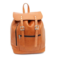 Ashlin Jessy Junior Day Knapsack, British Tan-The Junior Day-Knapsack is the perfect design for the person that wants functionality and style. This Day-knapsack has 1 large compartment to fit your smaller sized laptop, tablet, books or a change of clothes. There is a front zippered to hold your wallet