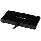 StarTech 4-Port USB-C Hub with Power Delivery, USB-C to 4 x USB-A-Dongle-style hub provides four SuperSpeed USB 3.0 (USB 3.1 Gen 1) ports, with throughput support up to 5 Gbps