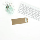 JAM Paper #11 Policy Envelopes, 4.5 x 10.38, Brown Kraft Recycled, 50 Pack (2119018855g)-Opening: Open end