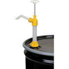 KLETON Pull Type Drum Pump, DC127, Polypropylene, 14 oz., Stroke-For use with most antifreeze, detergents, windshield fluids, glycerin, and mild acids