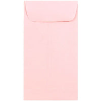 JAM Paper #7 Coin Envelopes, 6.5 x 3.5, Baby Pink, 1000 Pack-Coin Envelopes