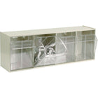 Quantum Storage Systems - Système De Casiers Modulaires Tip-Out, 23-5/8po La X 6-5/8po P X 8-1/8po H, 4 Tiroirs-Nbre de casiers-compartiments 4