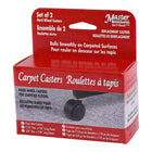 Get It Movin' Replacement Carpet Casters - 2 Pack-Fits metal and plastic chair bases and equipment