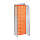 Azar Displays 8"W x 20.63"H Pegboard Powerwing in Translucent Orange (700359-ORG)-Includes Acrylic Sign Holder strip and two 4-1/2" W clear plastic side wings