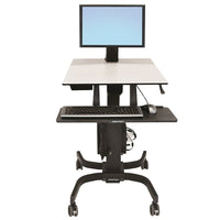 Ergotron 24-215-085 WorkFit-C, Single LD Sit-Stand Workstation-On-demand sit-stand workstation--improve your energy and productivity by standing or sitting as you work, and then switch positions whenever you choose. This work style encourages healthy movement throughout the day