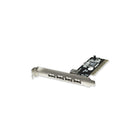 BlueDiamond 4 Ext Ports, 1 Int USB 2.0 PCI Card, (3877)-Each port supports data transfer rates of up to 480 Mbps