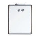 Staples Premium Magnetic Dry-Erase Board, White, 11" x 14"-Aluminum top/bottom frames