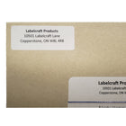 Labelcraft Products Zero Waste Labels - 2.63" x 1" - 4500 Labels-Label size: 2 5/8"W x 1"H, Colour: White