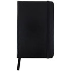 JAM Paper Hardcover Lined Notebook With Elastic Closure, Small, 3.75 x 5.63 Journal, Black, 2 Pack (340526602g)-Red