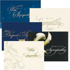 JAM Paper Blank Sympathy Card Set, Sympathy Assortment, 25 Pack (526AOA002WB)-Sympathy Assortment Design
