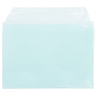 JAM Paper Cello Sleeves, A7, 5 1/16 x 7 3/16, Aqua Blue, 100 Pack (2785503)-Type: cello sleeve