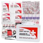First Aid Central Type 2 Basic First Aid Kit - Small - 2-25 Persons - Metal Case-Packed in a durable wall mountable metal case with bilingual first kit logo