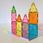 MAGNA-TILES Stardust 15-Piece Magnetic Construction Set-Developmental: Glitter and Mirrored tiles enhance a child’s creativity, while encouraging reasoning, problem solving and experimentation
