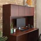 Sauder - 426282 Affirm Hutch - Classic Cherry-Classic Cherry, Engineered Wood