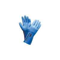 Gloves Triple Dip PVC 1" Blue Rough Grip, Large, 24 Pack (660-L)-Size : Large (9)