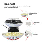 Coors Light Hot Air Popcorn Maker and Football Serving Bowl-Measuring cup/butter melter ensures the perfect amount every time