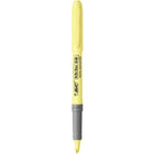 BIC Brite Liner Grip Pastel Highlighters - 6 Pack-Available in the following pastel colours: yellow, pink, blue, green, purple and orange
