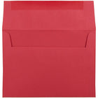 JAM Paper A7 Invitation Envelopes, 5.25 x 7.25 Brite Hue Red Recycled, 100 Pack (15945g)-Size: A7 (5 1/4" x 7 1/4")