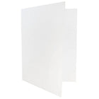 JAM Paper Two Pocket Presentation Folders, White Linen, 100 Pack (95448B)-Finish: linen
