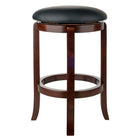 Winsome Wood Walcott 24" Swivel Bar Stools (94164)-Overall dimensions 24.21"H x 16.97"W x 16.97"D