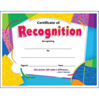 Trend Enterprises 8 1/2" x 11" Certificate of Recognition Colourful Classics Certificate, 180 Pack (T-2965)-Size: 8 1/2" x 11"