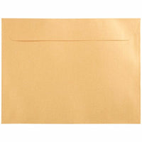 JAM Paper Metallic Booklet Envelopes - 9" x 12" - Stardream Gold - 500 Pack -Colour: Gold