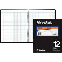 Blueline A767 Columnar Book, A767-12T, 12 Columns-A767-12T, 12 Columns
