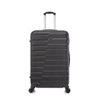 TOSCANO OPPORTUNA 20" Hardside Carry On Luggage - Black-Designed in Italy