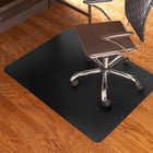 ES Robbins EverLife Chair Mat for Hard Floors - 36" x 48" - Black-Textured underside to reduce mat movement on hard surfaces