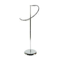 Can-Bramar Spiral Rack, Chrome-Dimensions: 59"W x 170"H