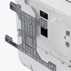 Kimberly-Clark Professional ICON Automatic Hard Roll Towel Dispenser - 16.53" x 12.41" x 10.19" - with Black Mosaic Design Faceplate-Easy servicing with a choice of keyed or push button lock, maintenance is simplified through a color-coded system with intuitive touch points.