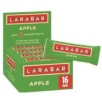 Larabar Apple Snack Bar - 45g - 16 Pack-Ingredients: Dates, Almonds, Dried Apples, Walnuts, Raisins (Raisins, Sunflower Oil), Cinnamon