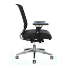 TygerClaw Mesh Mid Back, Fabric Seat Chair (TYFC2323)-Flexible adjustment for seat height, armrest height, armrest width, armrest angle, seat depth, backrest tilt and tilt tension control