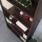 Sauder Affirm 5-Shelf Commercial Bookcase - Noble Elm -Meets BIFMA standard s6.5 for safety, durability and structural performance
