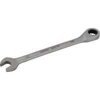 Gray Tools 7/16" Combination Fixed Head Ratcheting Wrench, Stainless Steel Finish-Size: 7/16"
