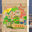 Flash Furniture Bright Beginnings Commercial Grade STEAM Wall Activity Board - Natural Finish and Multicolor Accents (MKME12883)-No Product Assembly Required