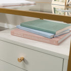 Sauder 59"W Harper Heights L-Desk - White-Finished on all sides for versatile placement in any room