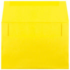 JAM Paper A8 Invitation Envelopes, 5.5 x 8.125, Brite Hue Yellow Recycled, 1000 Pack (96334B)-Size: A8 (5 1/2" x 8 1/8")