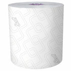 Scott Essential High-Capacity Hard Roll Towels - Unperforated - with Elevated Design and Absorbency Pockets - for Purple Core Dispensers - White - 6 Pack-950'/Roll