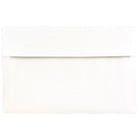 JAM Paper A10 Foil Lined Envelopes, 6 x 9.5, White with Silver Lining, 50 Pack (900905601I)-Blank interior for personalized message
