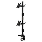 Amer Networks Dual 24" Monitor Vertical Clamp Mount (AMR2CV)-Vertical clamp monitor mount