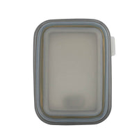 Minimal Silicone Food Storage Container - Grey - 660ml - Set of 2-100% food grade pure silicone