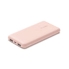 Belkin, BoostCharge 10,000 mAh 3-Port Power Bank - Rose Gold-Pre-charged and ready to use, with 10,000 mAh of power delivering 40 hours of additional battery life to your smartphone. A 15cm USB-C to USB-A cable is included so you can start charging compatible devices right away!