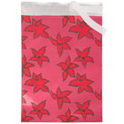 JAM Paper Foil Envelopes with Self Adhesive Closure, 9 x 12, Open End, Christmas Red Holly, 25 Pack (1333313)-Size: 9" x 12"